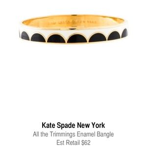 Kate Spade "All The Trimmings" bangle bracelet